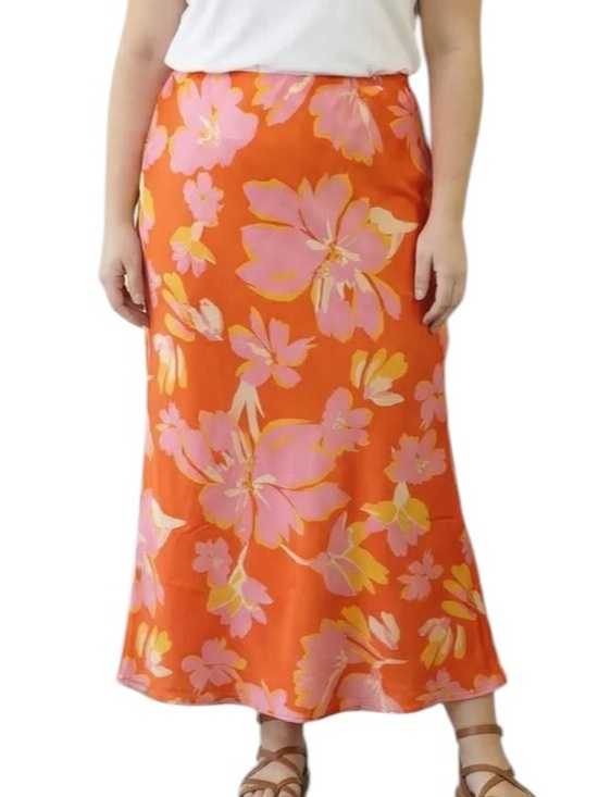 And The Why Dresses & Skirts - 213: AND THE WHY PLUS NWT SKIRT ORANGE (H20)